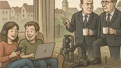 Witz: Gratis Musik, gratis Öl, ganz legal?