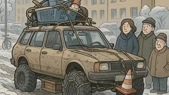 Witz: Nicht jedes Auto ist ein Geländewagen